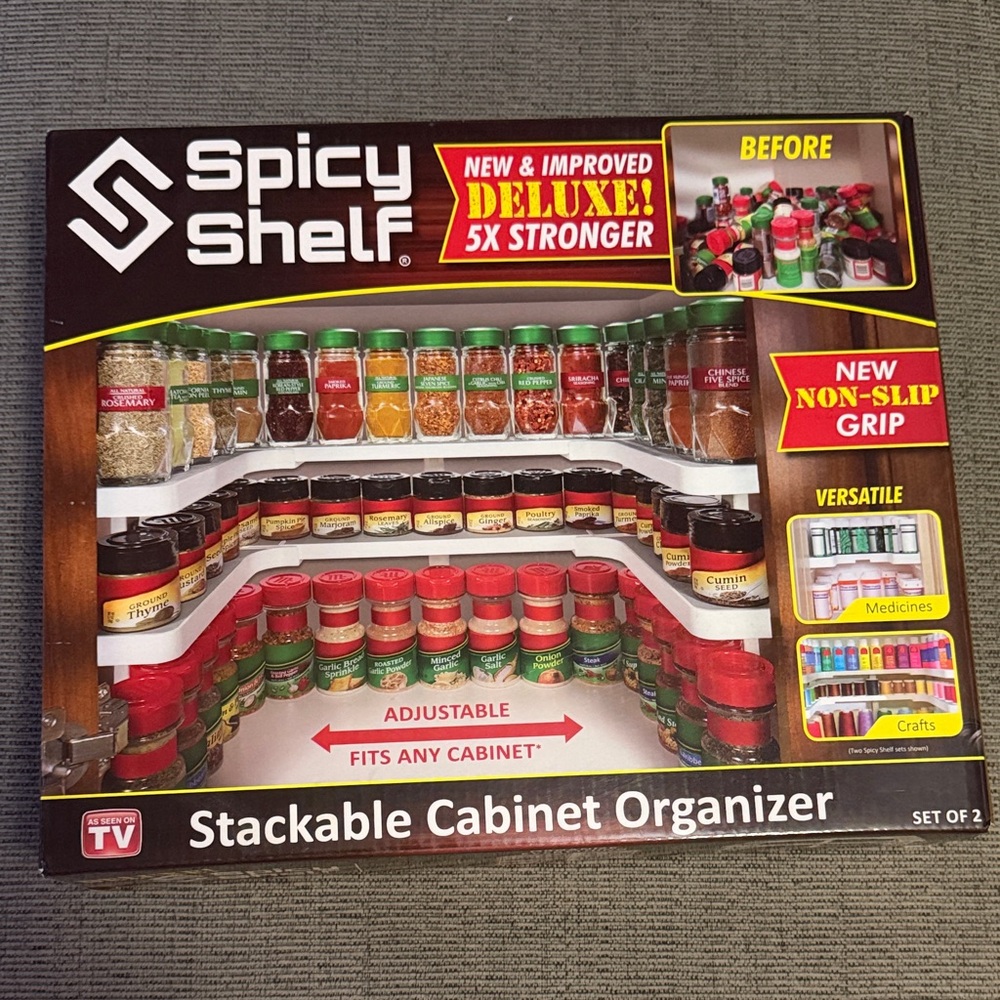 Spicy Shelf Stackable Cabinet Organizer